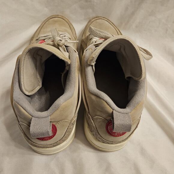 Jordan Spizike Low Coconut Milk Sneakers Shoes Mens Size 9 - Picture 7 of 10